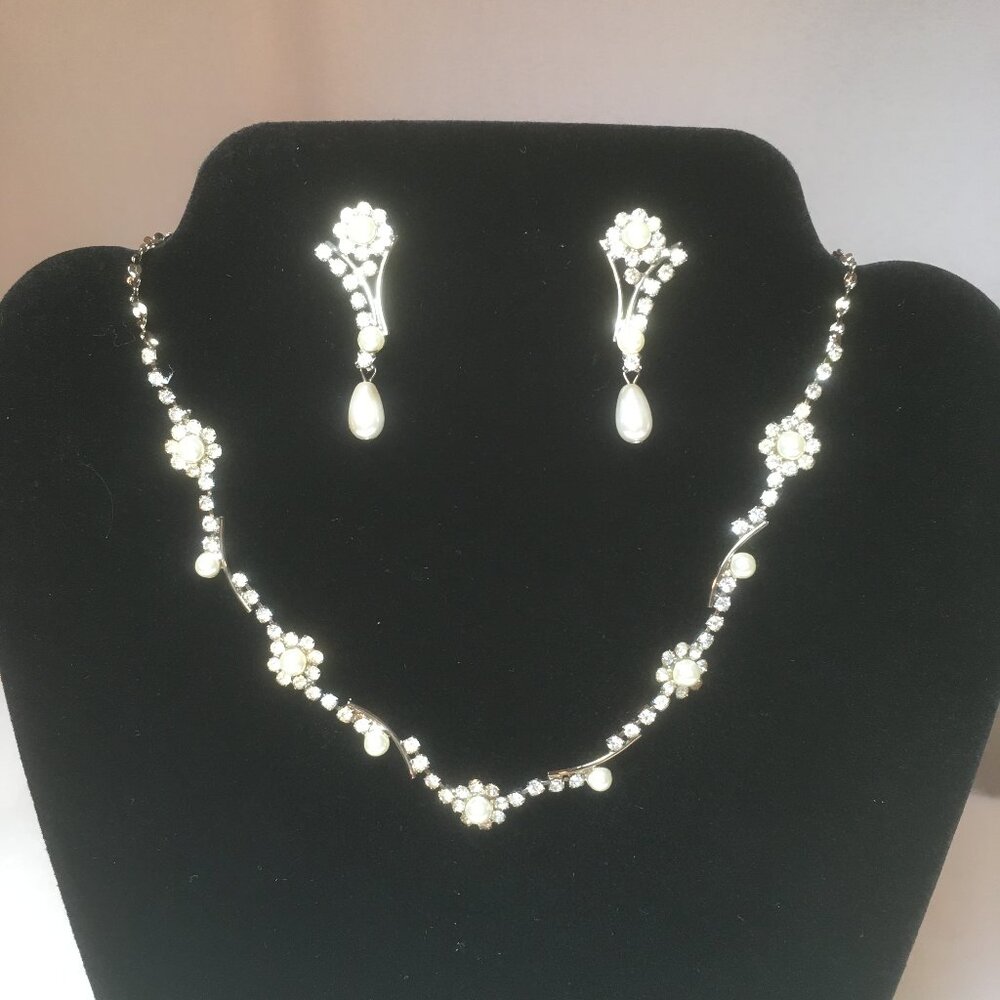 Antique Necklace and Earrings Set